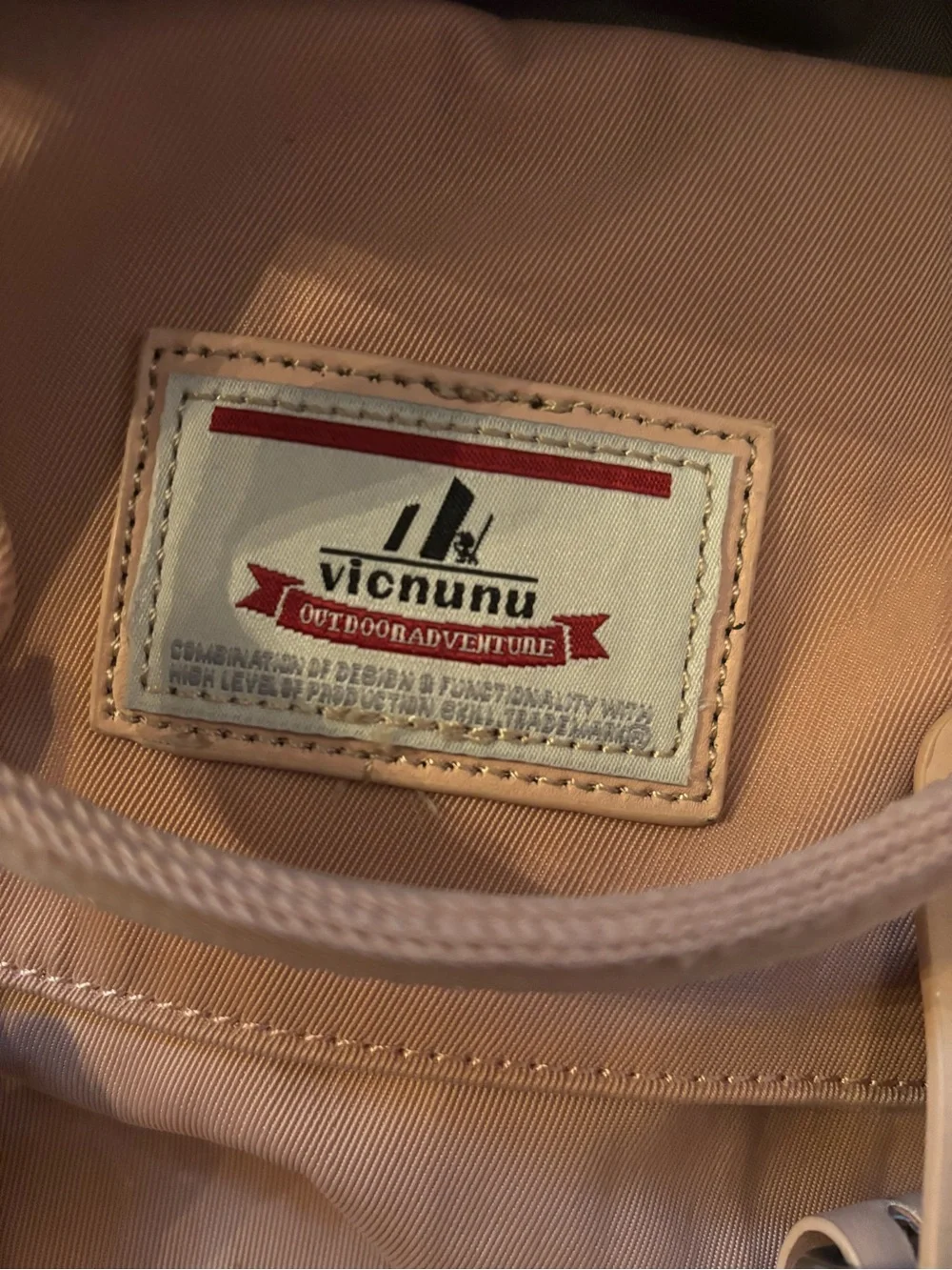 Pink Canvas Utility Backpack